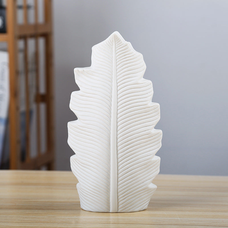 Ceramic Leaf Vase