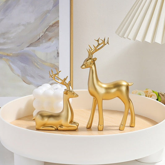 Deer Statue Set